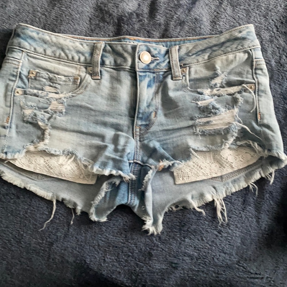 American Eagle Stretch Jean Shorts